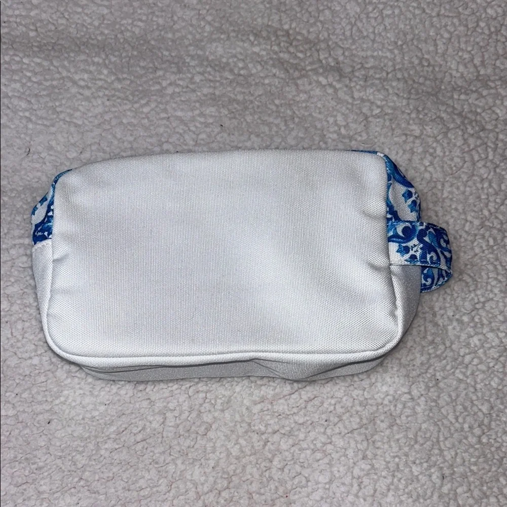Dolce & Gabbana White Blue Cosmetic Case